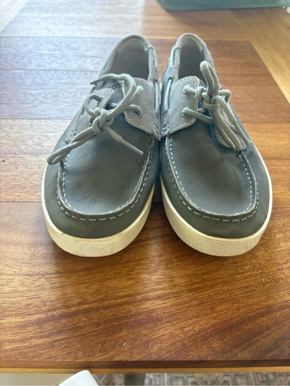 Lacoste keellson Men's Suede Boat Shoes in grey